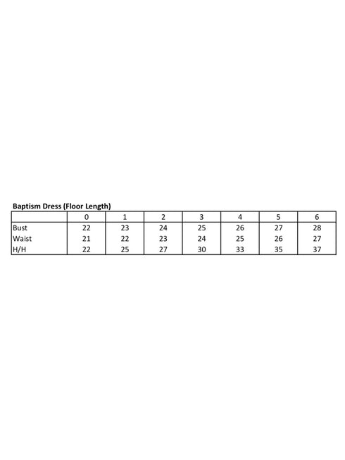 Rainkids Little Girls Sequin Beaded Lace Satin Tulle Christening Gown 2-6 - SophiasStyle.com